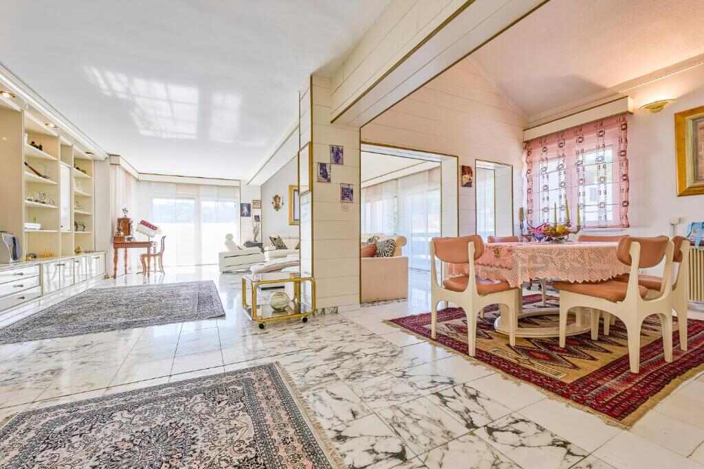 Bright reception and lounge area of the hotel